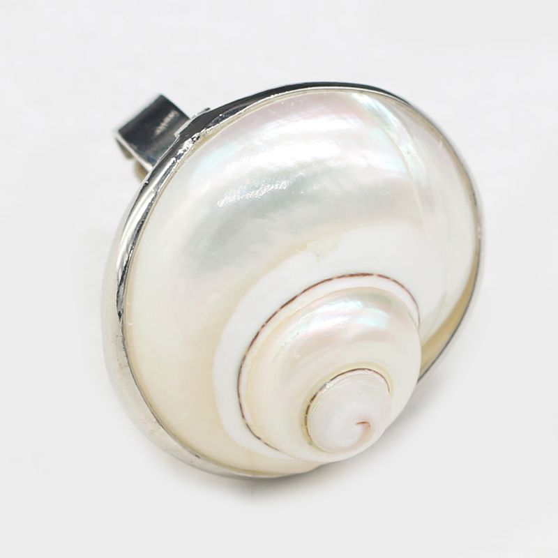 2025 Neuheiten Retro stil frauen einfache runde natürliche shell stein modische index finger fingertip ringe, mädchen schmuck_voghion.com