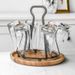 Tragbarer Getränkehalter aus Glas, Abtropfgestell für Tee- und Kaffeetassen, Becherhalter für Küchenbedarf, Home Organizer_voghion.com