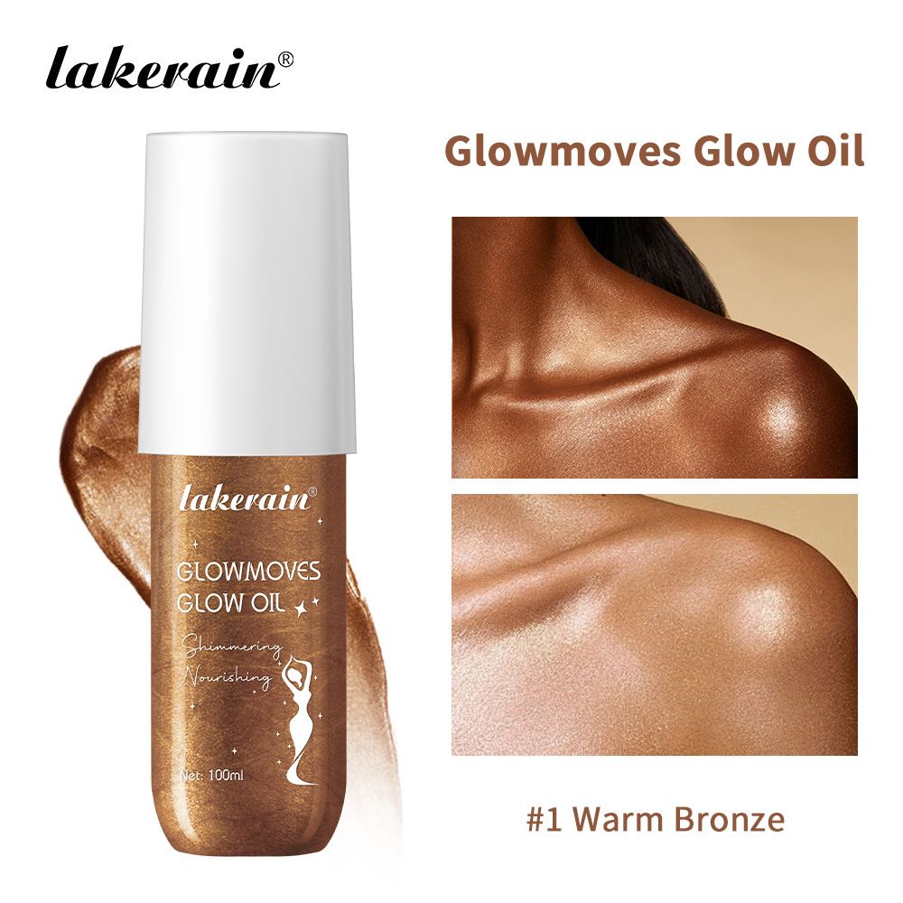 Glowing Full Body Shimmer Liquid Highlight Oil_voghion.com