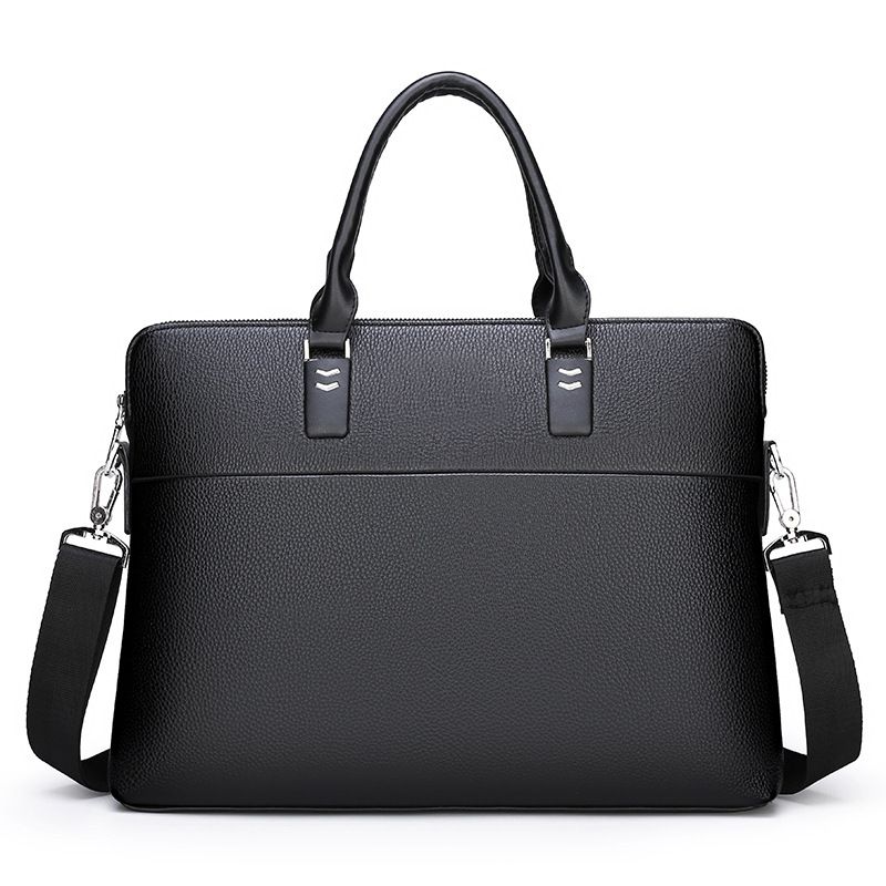 Große handtasche Koreanische version modische horizontale weiche leder business aktentasche männer eine schulter umhängetasche_voghion.com