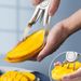 1 pz Affettatrice Divisore; Divisore Pelapatate Mango Frutta Cutter 4 in 1 Acciaio Inox Mango Pera Pelapatate Divisore Taglierina; Mango 304 Cuber Sp_voghion.com