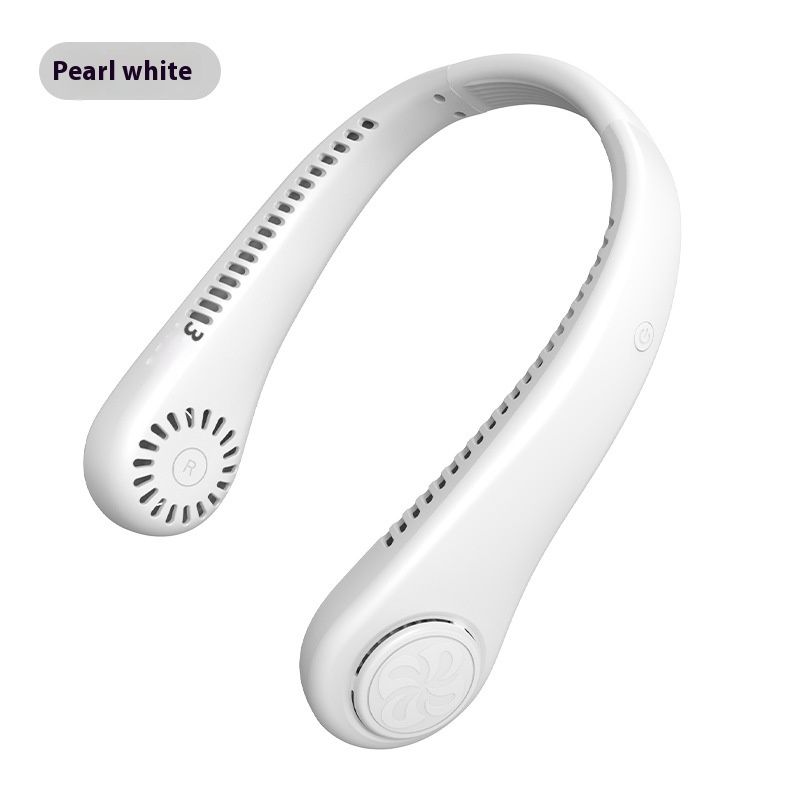 USB Charging Bladeless For Outdoor Sports, Portable Neck Hanging Small Fan With Strong Wind Power_voghion.com