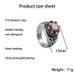 Jewelry Titanium Inlaid Diamond Trendy Men Punk Stainless Steel Edge Shape Multicolor Ring Straight_voghion.com