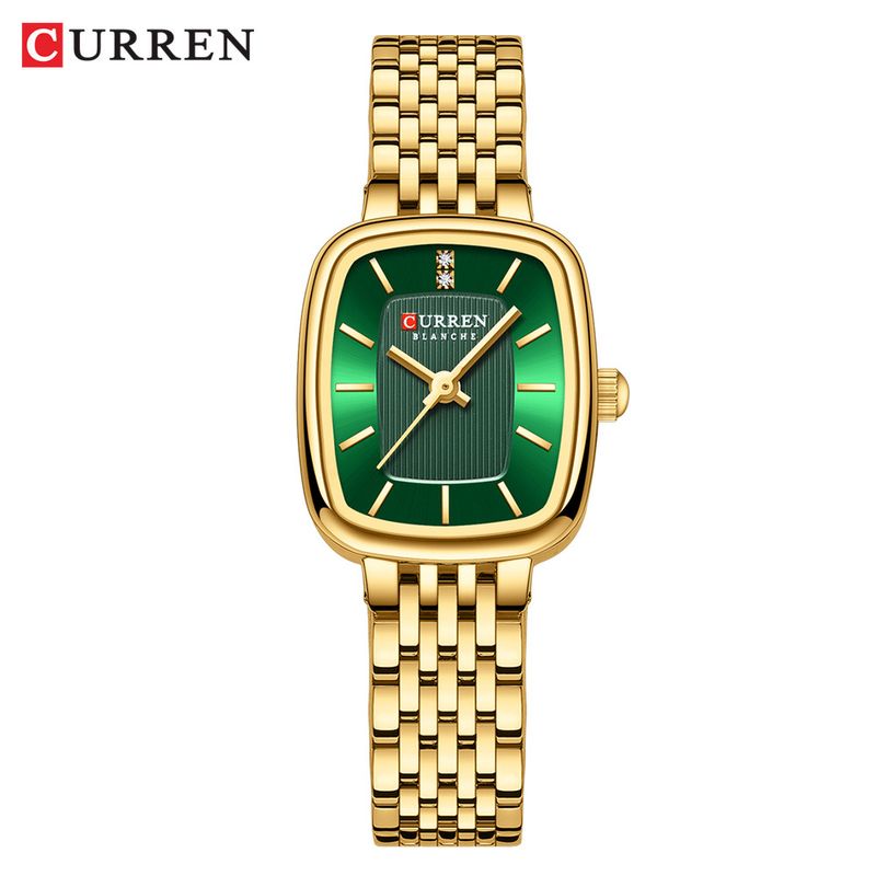 Fashion Women's Watch Square Steel Band Quartz Watch Simple Casual Fashion Women's Watch_voghion.com