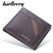 BAELLERRY New Men's Short Wallet Multiple Positions, Money Clip with Thin Zipper, Change Bag, Card Bag for Men_voghion.com
