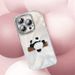 Tree Climbing Panda Compatible With 16 Phone Case 15/14/13 Full Coverage 1211 Glitter Lens Protector IPhone 8/7 Anti - Scratch_voghion.com