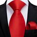Unisex A Men's 8cm Solid Color Fashion Hand Tie Pocket Towel Suit, Business Party Tie Square Towel Combination_voghion.com