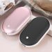 Portable Rechargeable Pocket 2-in-1 Function USB Charging Heater Hand Warmer Large Capacity_voghion.com