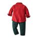 abbigliamento per bambini, comoda camicia in velluto a coste a maniche lunghe da ragazzo e completo in maglione di cotone, tuta da gentiluomo per neonato_voghion.com