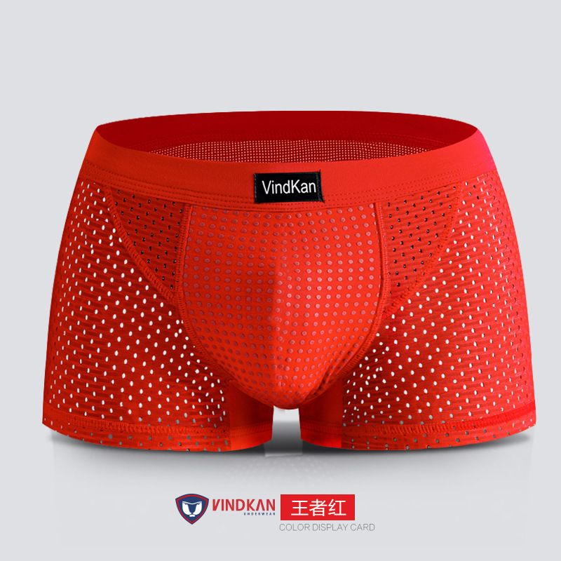 2025d VindKan Neue Frühjahr/Sommer Herren Ice Silk Unterwäsche Mesh Atmungsaktive VK Britische Boxershorts_voghion.com