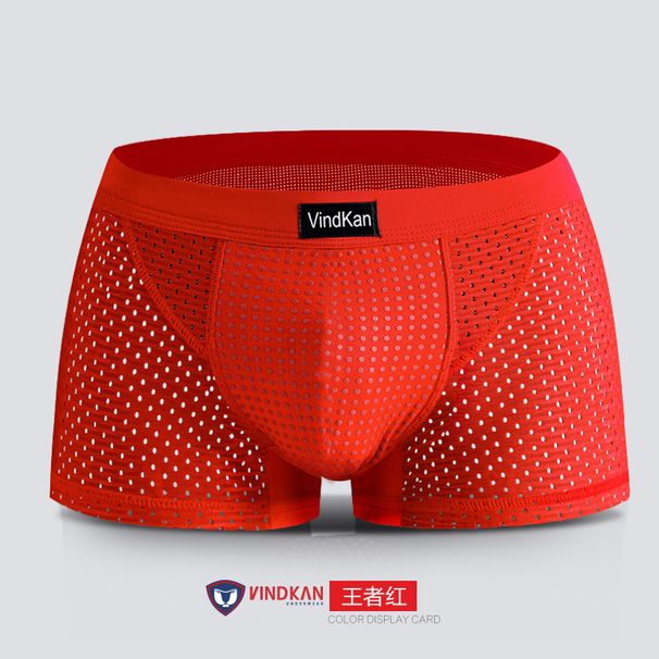 2025d VindKan Neue Frühjahr/Sommer Herren Ice Silk Unterwäsche Mesh Atmungsaktive VK Britische Boxershorts_voghion.com