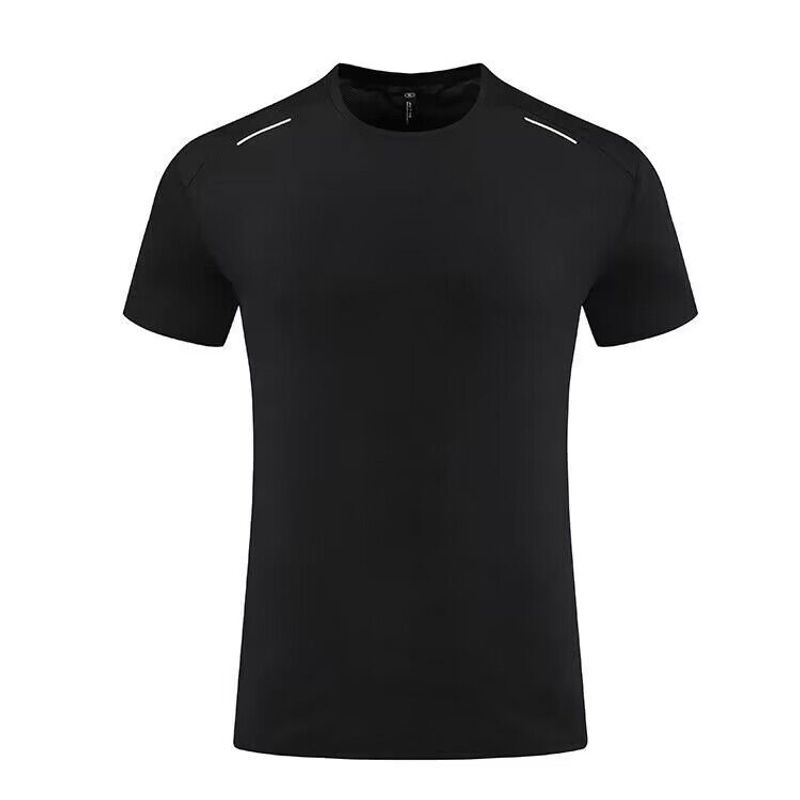Erkek Giyim Spor Hızlı Kuruyan Giysiler Tişört Antrenman Koşu Fitness Giysileri Buz İpek Kısa Kollu Bol Nefes Alabilir Yuvarlak Yaka_voghion.com