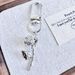 New Cool Alloy Silver Butterfly Rose Cross Key Chain Car Bag Key Pendant_voghion.com