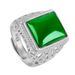 Eleganter rechteckiger Diamant-Lebensbaum-Grün-Achat-Hohlzweig-Jade-Ring_voghion.com