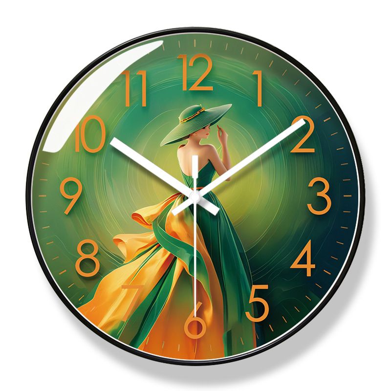 Yipula 7121 Wall Living Room Creative Personality Silent Quartz Simple Nordic Fashion Home Clock_voghion.com