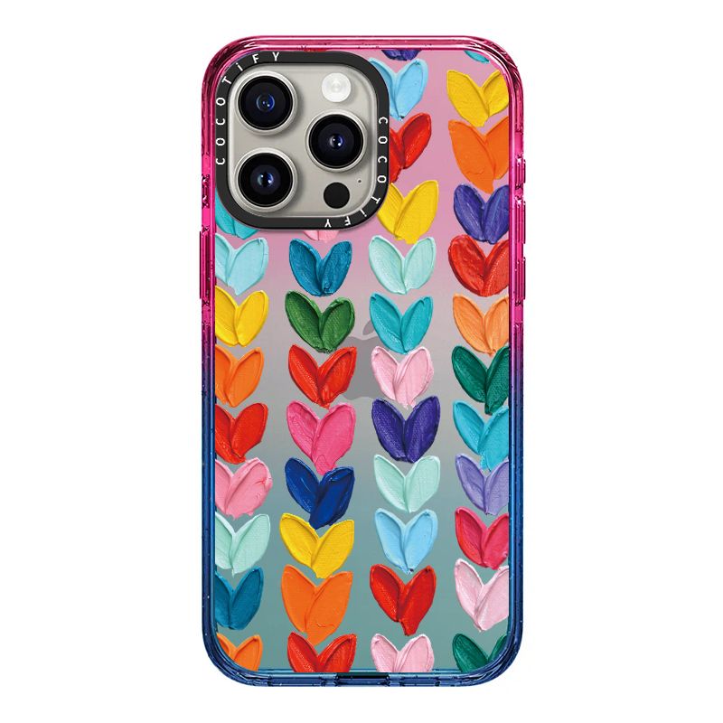 Custodia per cellulare di qualità imbattibile per iPhone Caseti Color Vernice Cuore Creativo Applicabile Iphone16promax Specchio Acrilico Magnetico_voghion.com