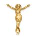 14k Polished Solid Risen Christ Chain Slide_voghion.com