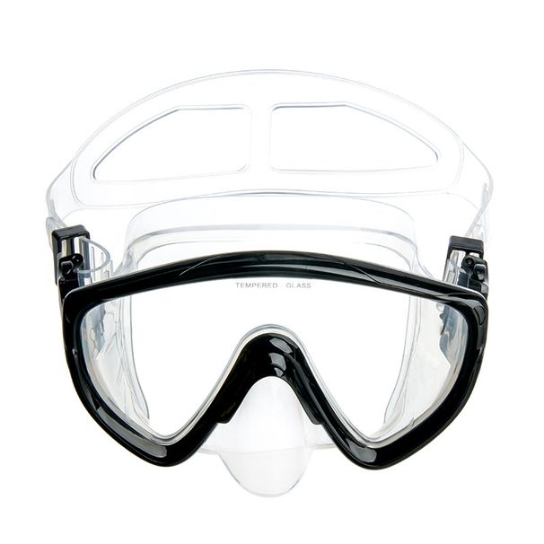 New Large Frame HD Wide Field Of View Liquid Silicone Diving Mask Snorkeling Gear_voghion.com