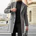 Cappotto di lana britannico da uomo per autunno e inverno, giacca da abito semplice e versatile, cappotto casual da lavoro alla moda_voghion.com