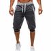 Unbeatable Quality Hot Men's Casual Sports Slim Fit Color Blocking Fitness Jogging Five Inch Shorts_voghion.com