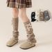 Children's Bow Socks Long Tube Calf Socks Leg Warm Lolita Pile Socks_voghion.com