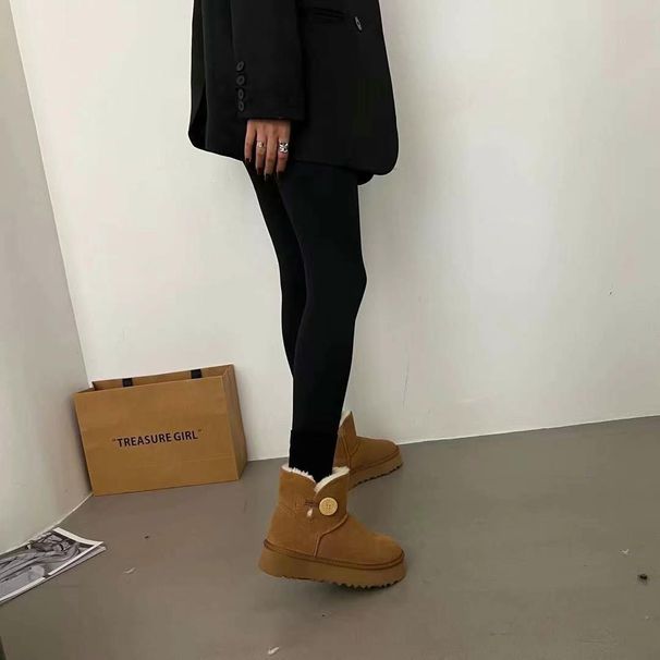 Women's Tasman Slippers: Platform Winter Ankle Booties In Shearling Suede - Classic Ultra Mini Boot Slippers_voghion.com