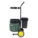 Azuma Garden Tool Caddy Trolley Tidy Cart 2 Buckets 18 Pocket Belt Sturdy Wheels_voghion.com