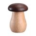 Creative Wooden Toothpick Holder – Walnut & Beech Dual-Tone Mushroom Design (Cute & Practical For Home Kitchen Restaurant Use)_voghion.com