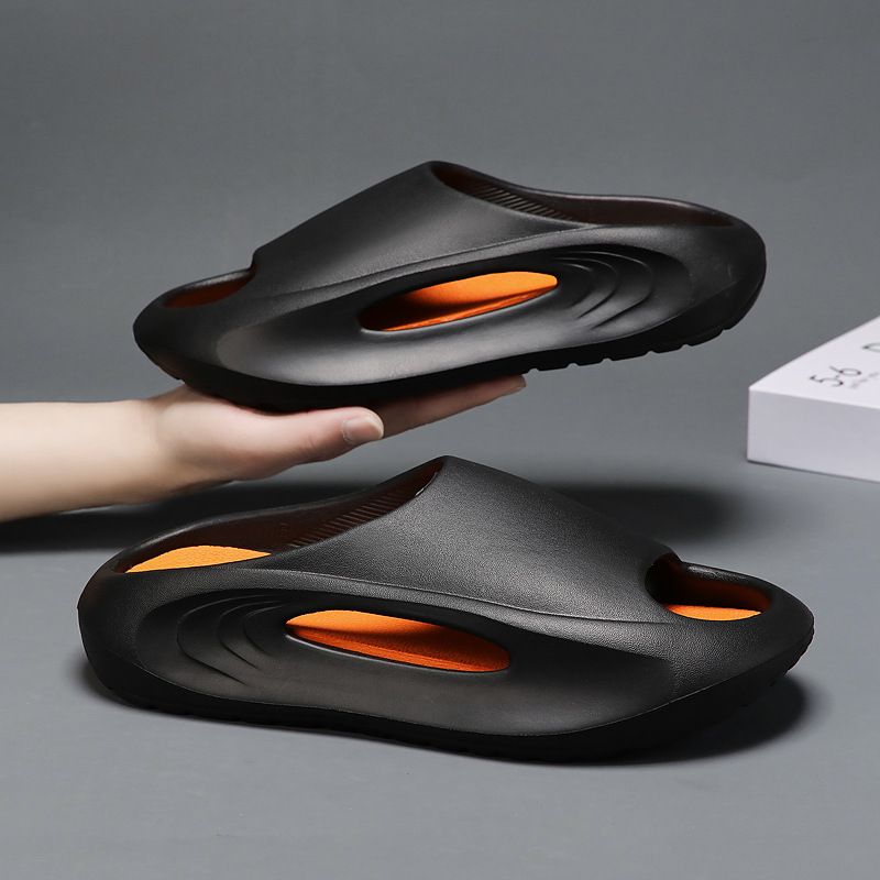Unisex Platform Slides - Thick EVA Sole For Height Boost Non-Slip & Lightweight Trendy One-Strap Sandals For Outdoor/Sport Wear​​_voghion.com