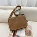 Workwear Style Fashion Single Shoulder Small For Women Washed Canvas Backpack Simple Casual Phone Bag_voghion.com