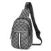 Men's Bags New Youth Fashion Small Chest Bag Trendy Plaid Chest Shoulder Bag Small Bag Shoulder Bag Back Shoulder Bag_voghion.com