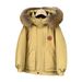 Piumino invernale per bambini con piume d'anatra bianche, caldo cappotto spesso con cappuccio per ragazzi e ragazze, parka lungo unisex per il freddo_voghion.com