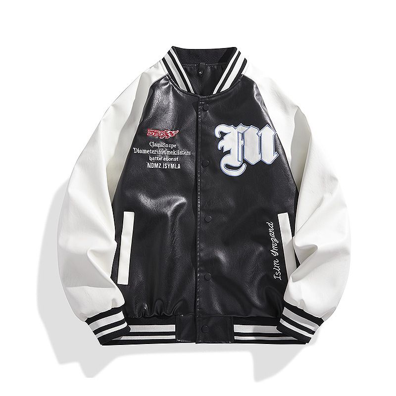 Herrenbekleidung Amerikanischer Retro-Motorradanzug PU-Lederjacke Herren-Baseballjacke Frühling und Herbst Hübsche Piloten-Funktionsjacke_voghion.com