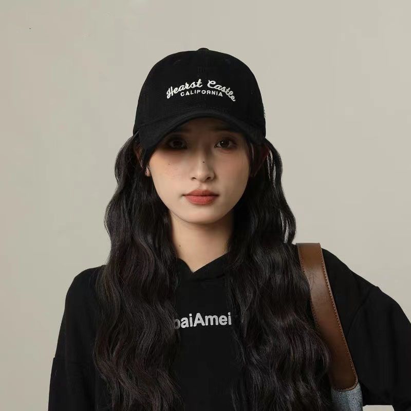 UPF50+ Deep Crown Baseball Cap - Wide Brim Sun Hat For Big Head (Unisex) - Face Slimming Adjustable Snapback (UV Protection Daily Hat)​_voghion.com