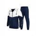 Men’s Color-Block Hoodie & Jogger Set – Trendy Casual Sportswear For Spring & Fall_voghion.com