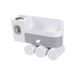 Portaspazzolino da denti a parete per set di accessori da bagno, dispenser automatico di dentifricio, scaffale portaoggetti con cassetto_voghion.com