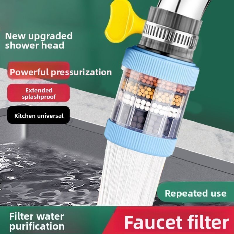 Universal Interface Detachable Faucet Filter Household Tap Splash-proof Shower Head General Water Purifier Pressure_voghion.com