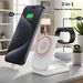 50455555550<=3 Cross-border 4-in-1 Magnetic Wireless Charger 15W Desktop Foldable Night Light Phone Earphone Watch Stand Fast Charging_voghion.com