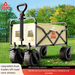 PEAK Outdoor Camping Foldable Picnic With Tank Wheels Camp Cart Portable Grocery Shopping Stroller For Kids And Pets_voghion.com