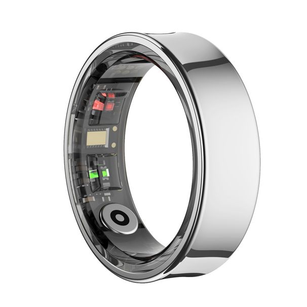 Annen forbrukerelektronikk R09 Smartring med ladeetui, Puls, Blodsyre, Metning, Trykk, Søvn_voghion.com