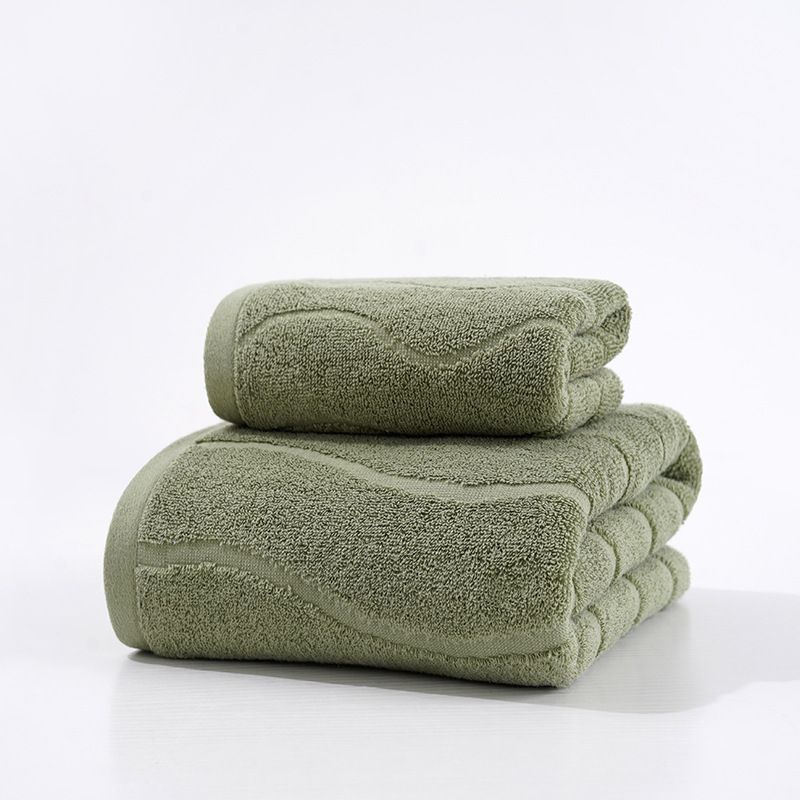 Premium Cotton Bath Towel Set - Ultra Absorbent Waffle Weave Bath & Face Towels For Women & Men - Quick-Dry Luxury Bathroom Essentials​_voghion.com