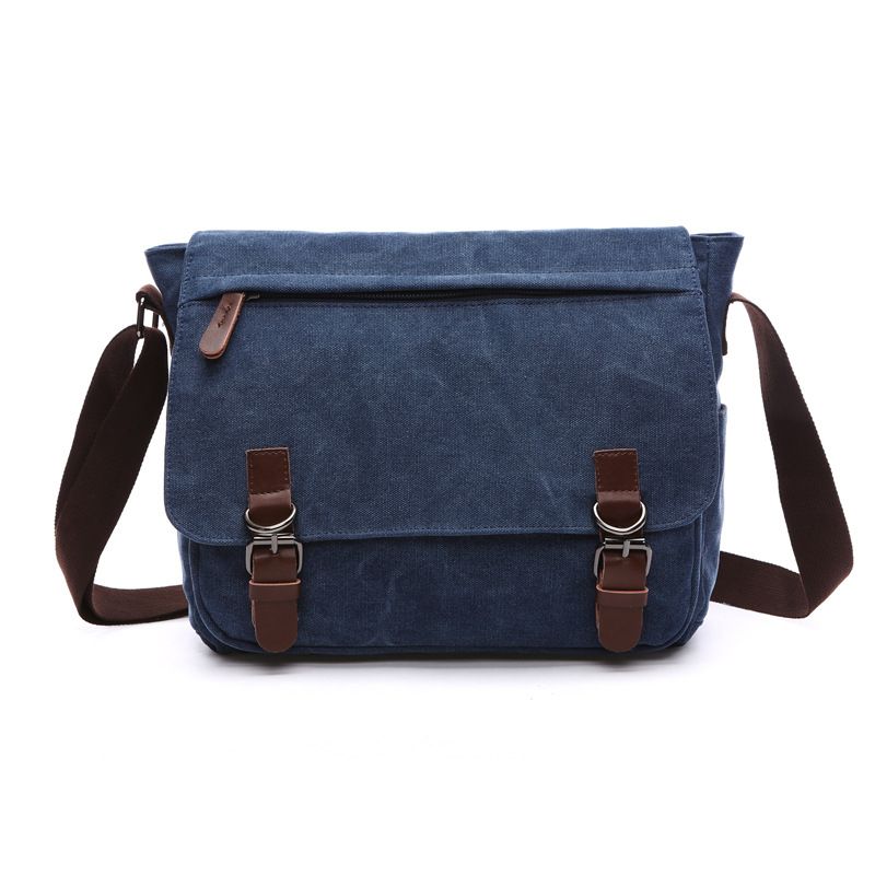 Borsa a tracolla singola da uomo e da donna, NUOVA borsa versatile in tela, pratica borsa da lavoro per computer_voghion.com
