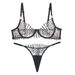 Reggiseno push-up piccolo e traspirante ultra sottile con ricamo, per seno grande, intimo da donna, set di anelli in acciaio_voghion.com