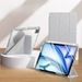 Y-kokkupandava iPadi ümbrise jaoks iPad Air 11 2024 Air6 Pro 11 13 10th 9.7 korpusele. Y-kokkupandav esmaklassiline läbipaistev akrüülkate pliiatsihoidjaga._voghion.com