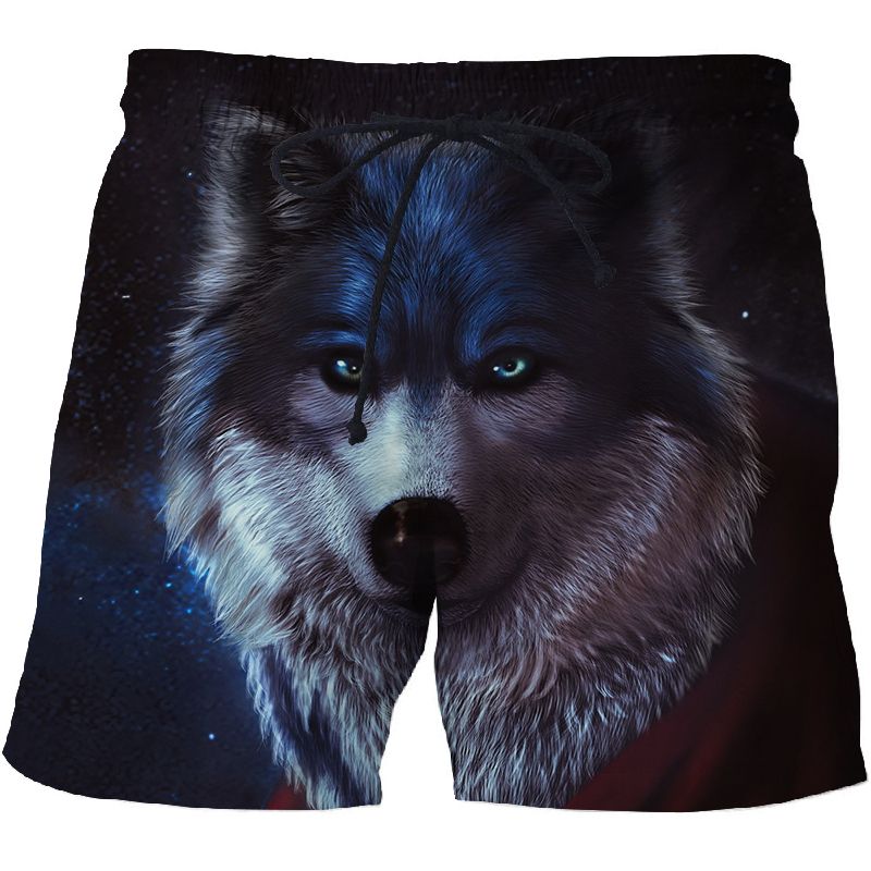 Summer Funny 3D Printing Beach Shorts Fashion Fitness Casual Quick Dry Bermuda Running Shorts Surf Swimwear Swimwear_voghion.com