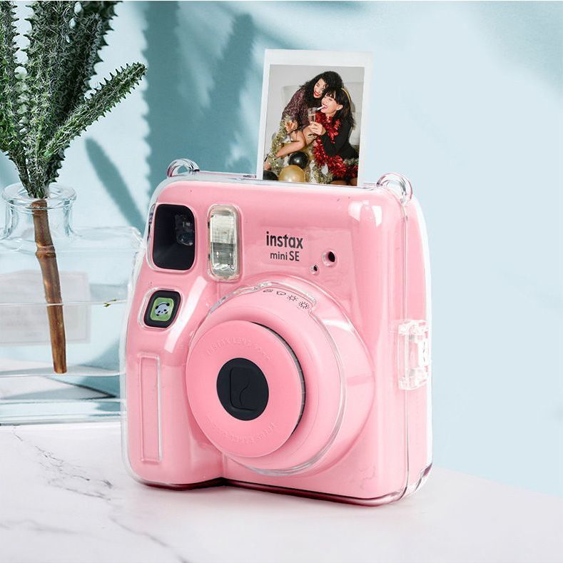 instax Mini SE Transparent Crystal Case Anti-Scratch Protective Hard Shell Camera_voghion.com