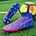 Fodboldsko til mænd Topkvalitets fodboldstøvler Klamper Græs Højkvalitets Trend skridsikker høj ankel Komfortabel træning_voghion.com