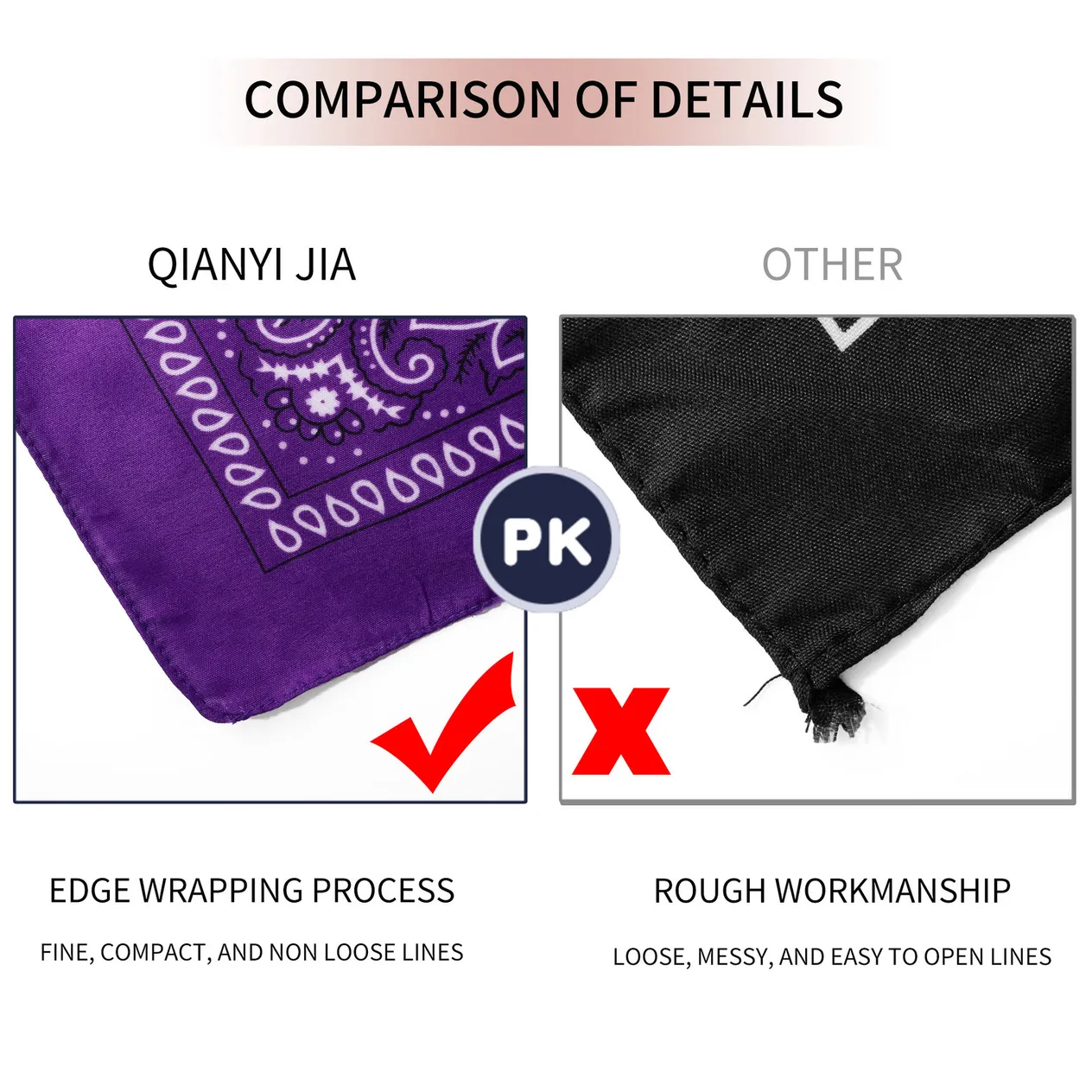 polyester paisley cashew flower square scarf hip hop outdoor cycling spot wholesale bandana headscarf_voghion.com