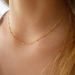 Moda Sparkg Trendy per le donne color oro sottile Choker Bead Chain Necklace Accessori Gioielli Regalo All'ingrosso_voghion.com