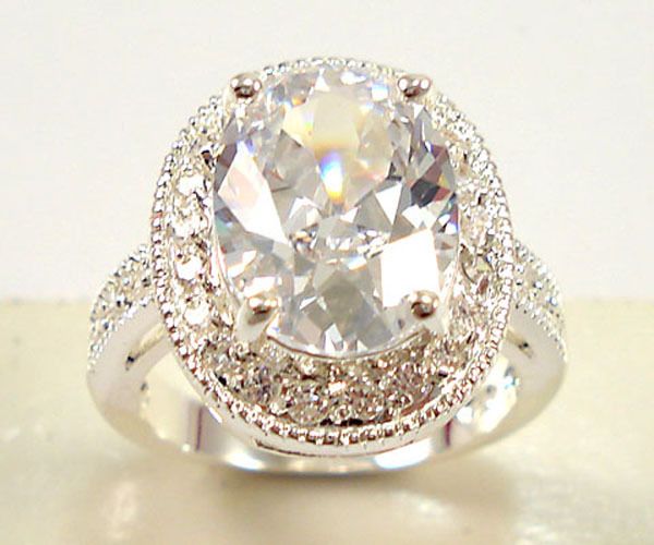 Elegante anello da donna in corindone rosso con grande zircone, gioiello alla moda, per feste_voghion.com